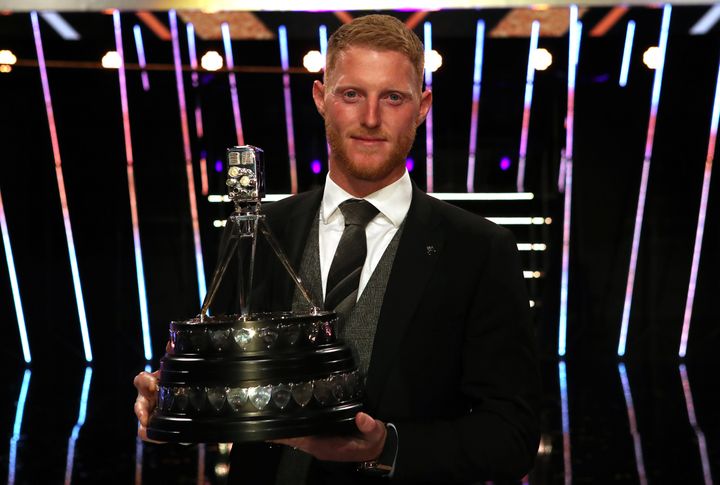 Ben Stokes poses with The BBC Sports Personality of the Year Award during the BBC Sports Personality of the Year 2019 at The P&J Live, Aberdeen.