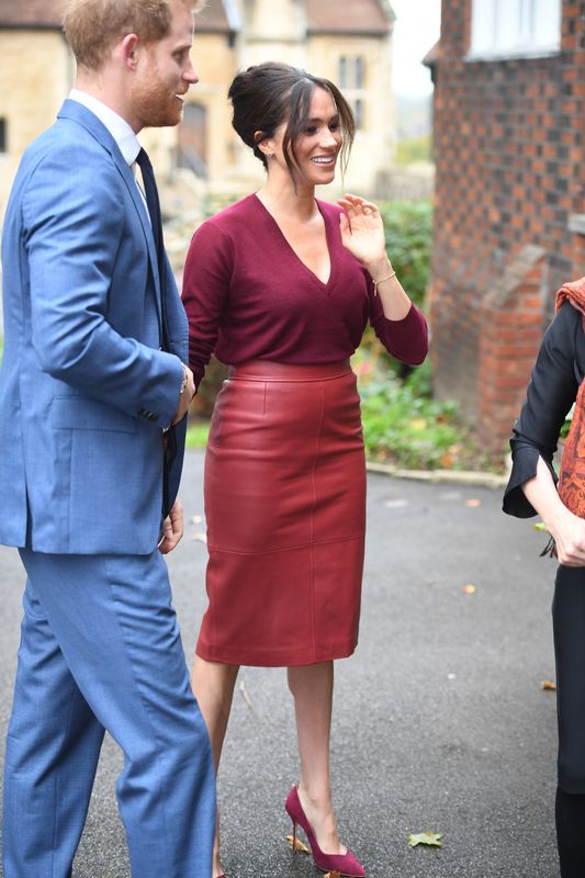 Meghan and Harry attend a roundtable discussion on gender equality with The Queens Commonwealth Trust and One Young World at Windsor Castle.