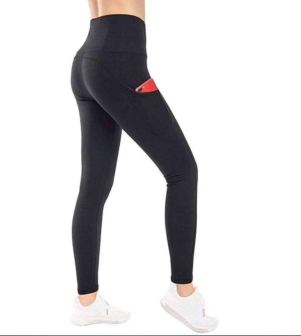 Phisockat High Waist Yoga Pants with Pockets