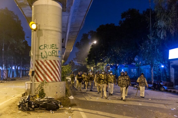 Several students were detained and taken to Kalkaji police station. After being released around 3 am on Monday, the students were taken to Apollo Hospitals. AAP MLA Amanatullah Khan said the students were injured and need proper medical attention. 