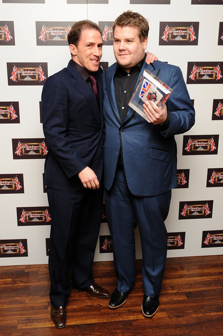 Rob and James at the British Comedy Awards in 2008