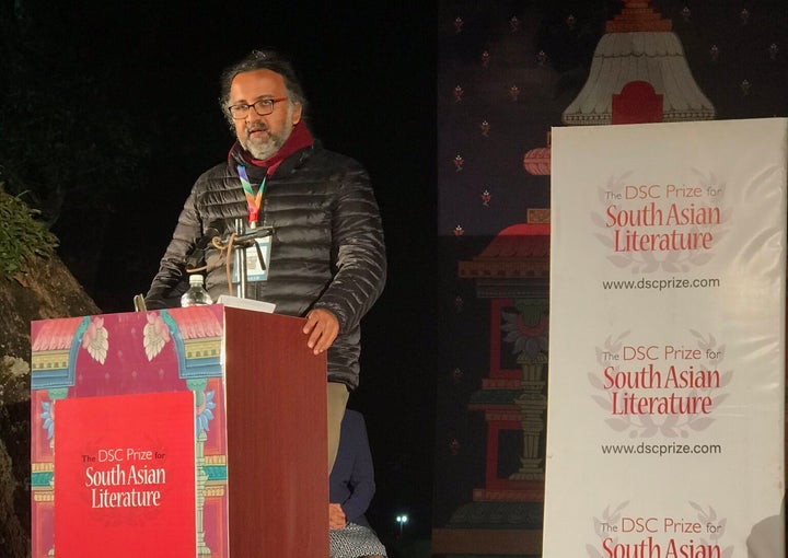 Amitabha Bagchi speaks after winning the DSC Prize 2019