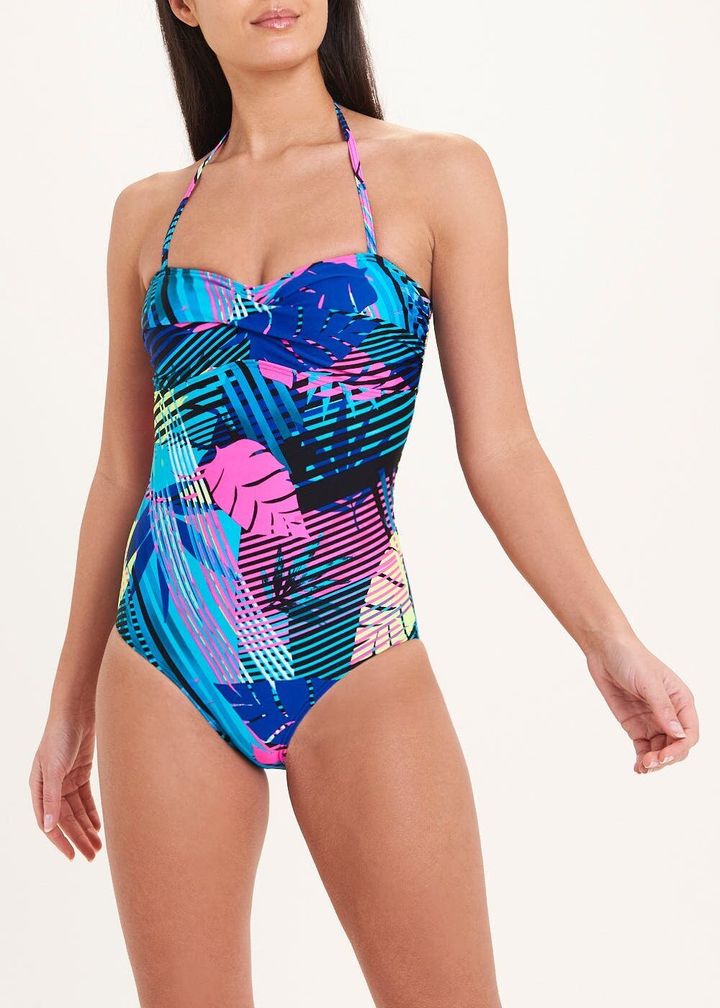 Tropical Print Swimsuit, Matalan, £16 