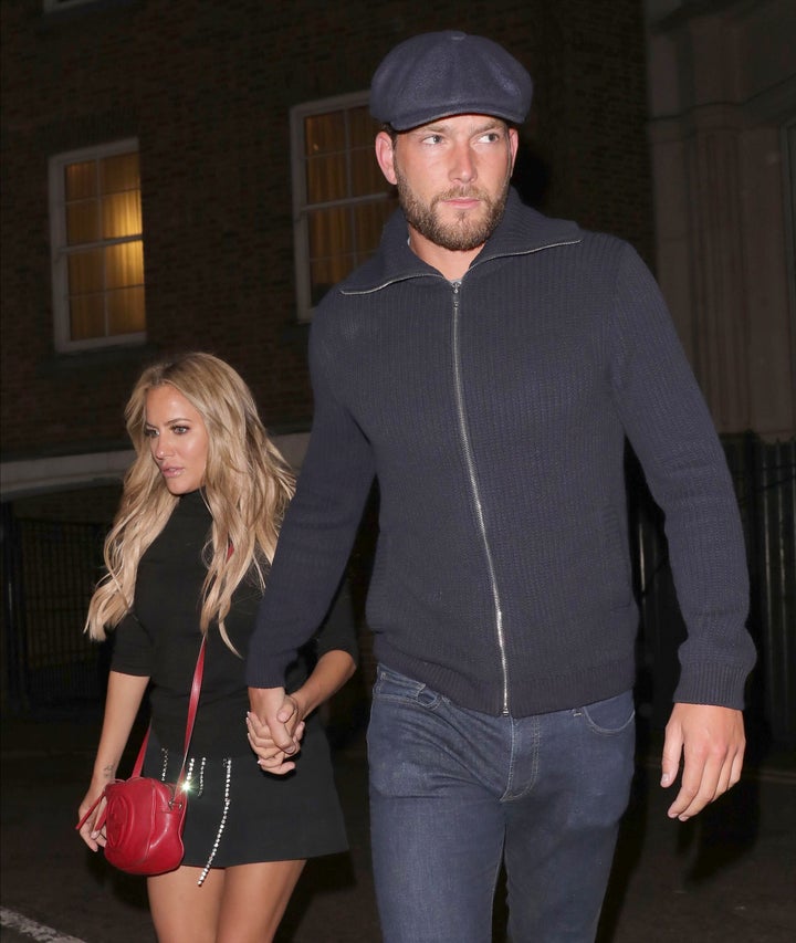 Caroline with boyfriend Lewis Burton