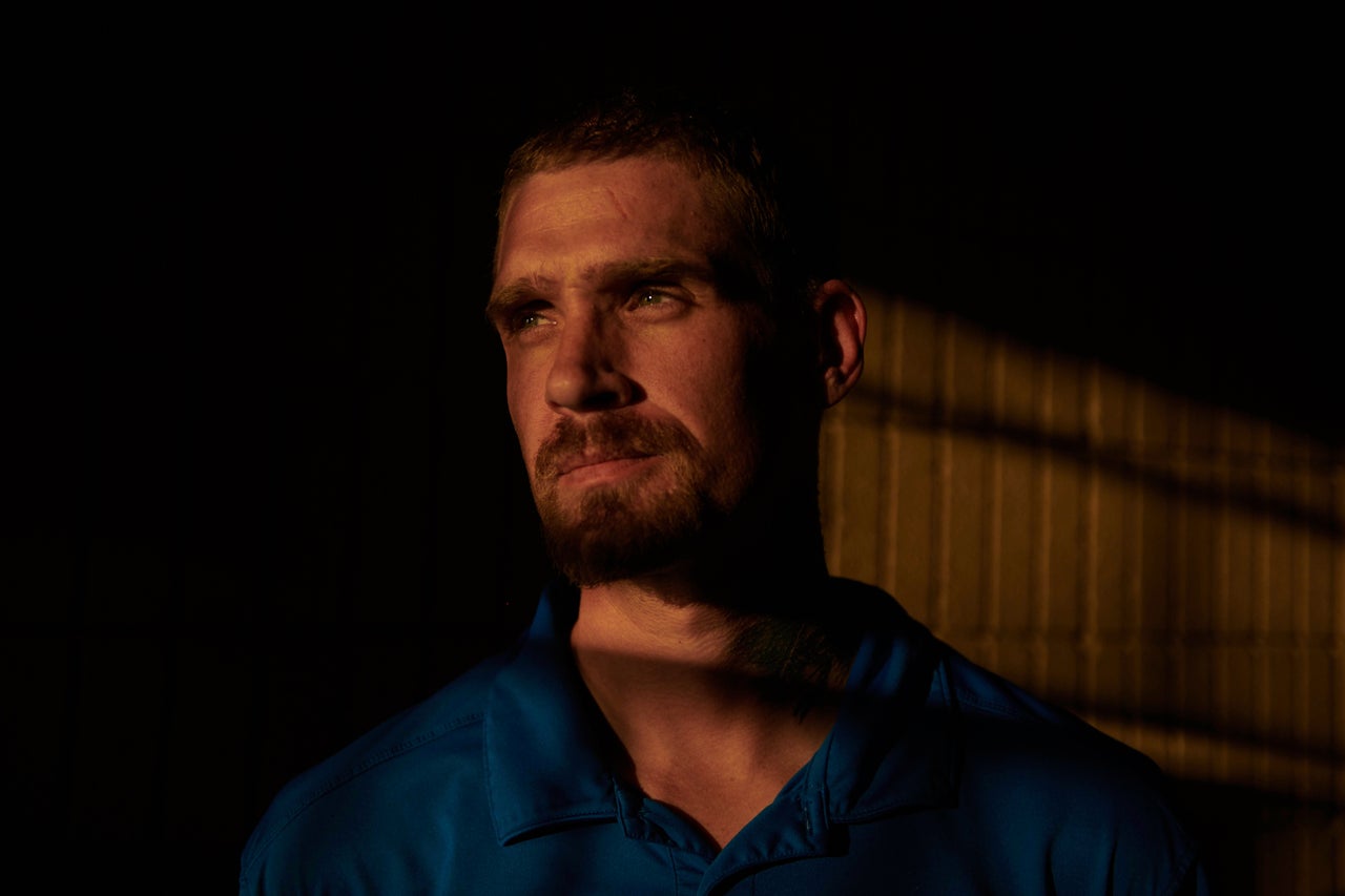 Paul Vautrinot poses for a portrait at his office on Oct. 9, 2019 in Las Vegas, Nevada. Vautrinot is currently in charge of Shine A Light, an outreach group that provides assistance to people living in the in the underground flood channels and tunnels.