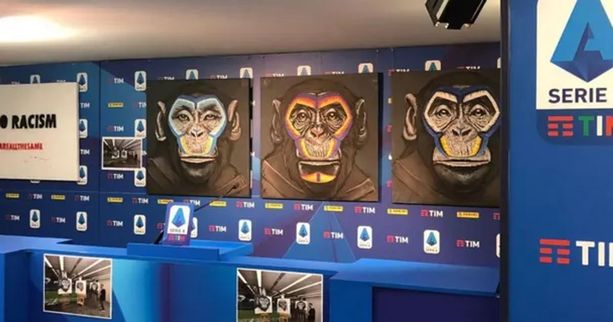 Italian Football Anti-Racism Campaign Featuring Monkeys 