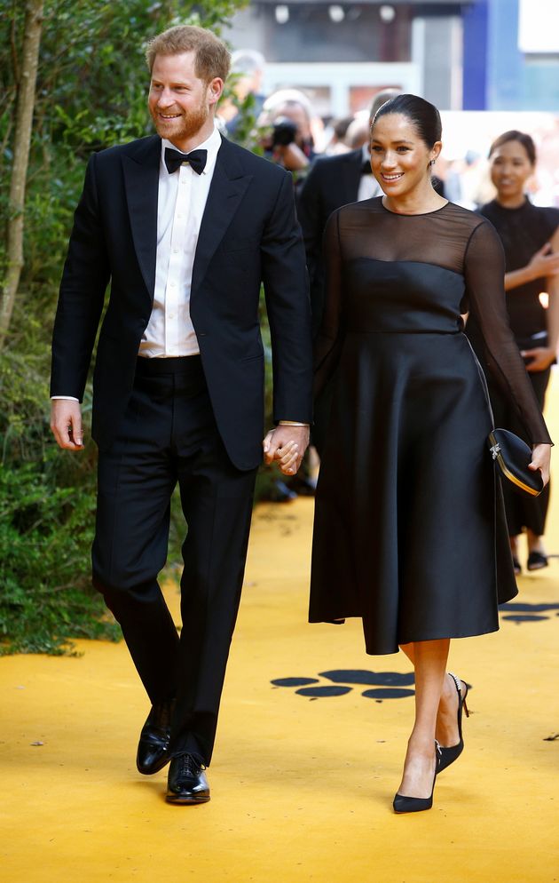 Harry and Meghan attend the European premiere of 