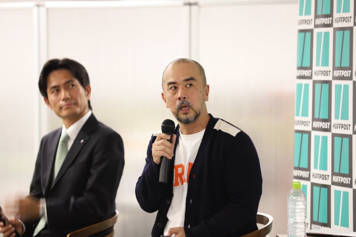 左：百田寛さん、右：安田雅彦さん