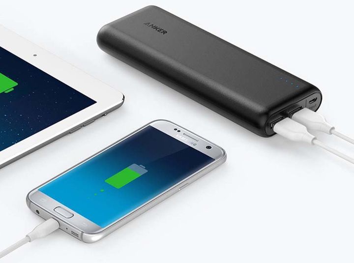 The Anker PowerCore 20100 can't charge laptops, but it's very reliable.