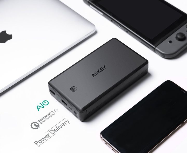 The Aukey PB-Y7 is an excellent pick, but it's very big which could be a problem.