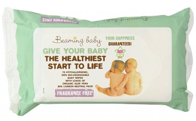 Beaming Baby Organic Fragrance Free Wipes, Amazon, £6.12   