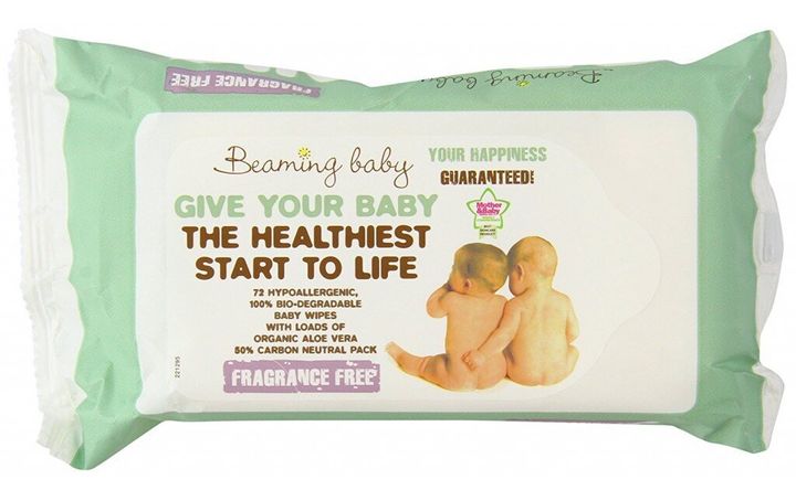 Beaming Baby Organic Fragrance Free Wipes, Amazon, £6.12 
