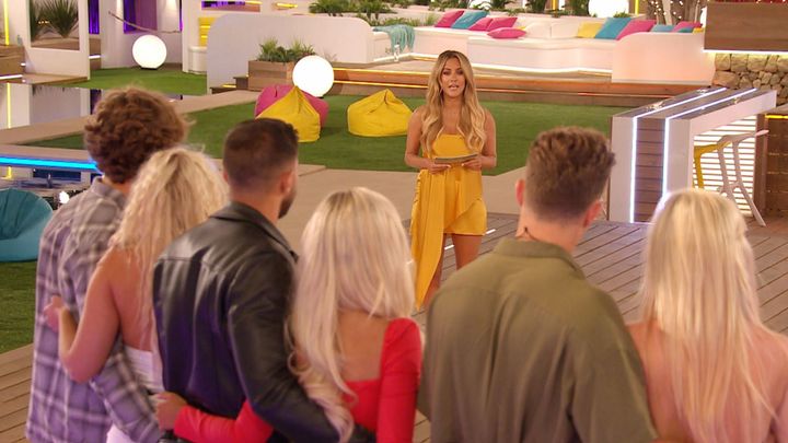 Caroline hosted the first five series of Love Island