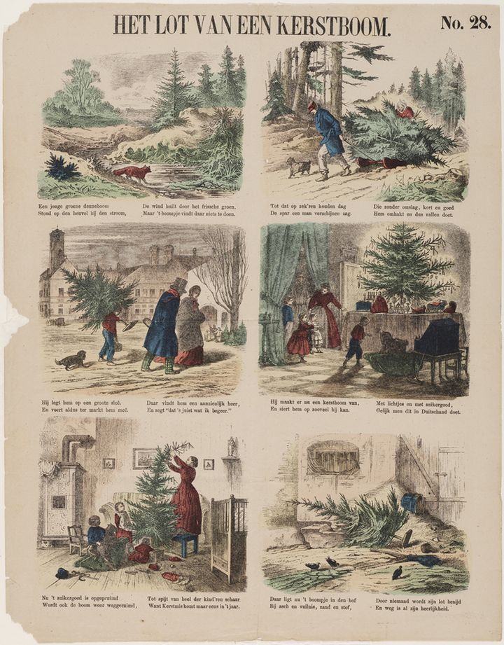 Η ιστορία ενός χριστουγεννιάτικου δέντρου (δεύτερο μισό 19ου αιώνα). 
