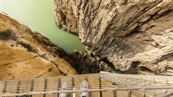 El Caminito del Rey, en El Chorro, Málaga.