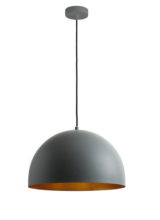 East Grey and Gold Metal Ceiling Light, was £85, now £68 (20% off) 