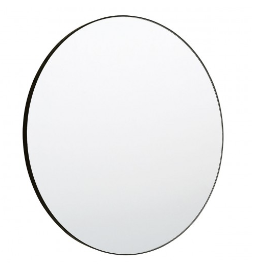 Patsy Large Round Black Wall Mirror, was £195, now £136 (30% off) 