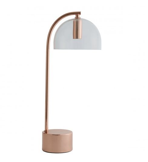 Ivar Copper and Glass Touch Table Lamp, was £65, now £52  