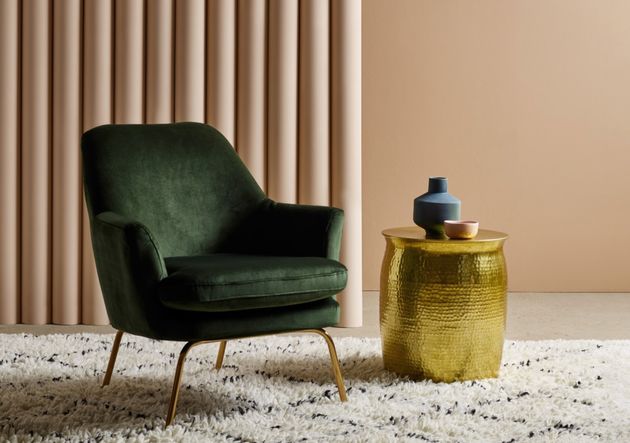 Celine Vienna Velvet Green Armchair, was £225, now £180 (20% off) 