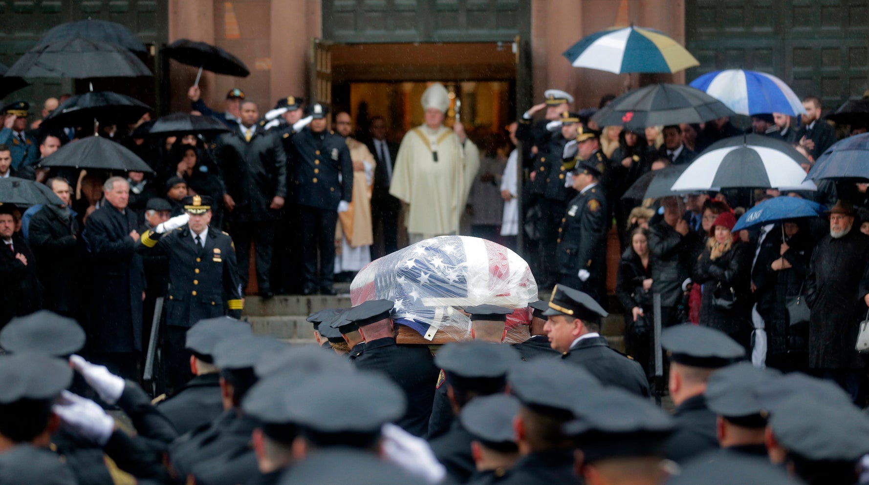 Thousands Attend Funeral For Detective Killed In Jersey City Shooting