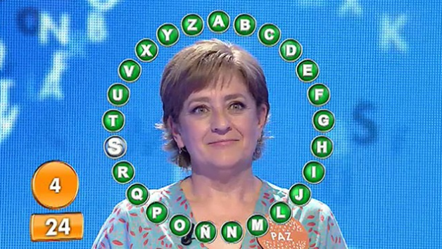 Paz Herrera en 'Pasapalabra'.
