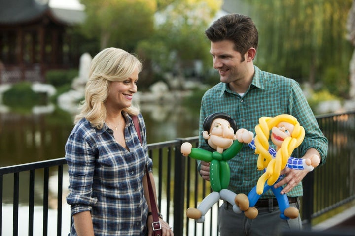 Amy Poehler and Adam Scott in "Parks and Recreation."