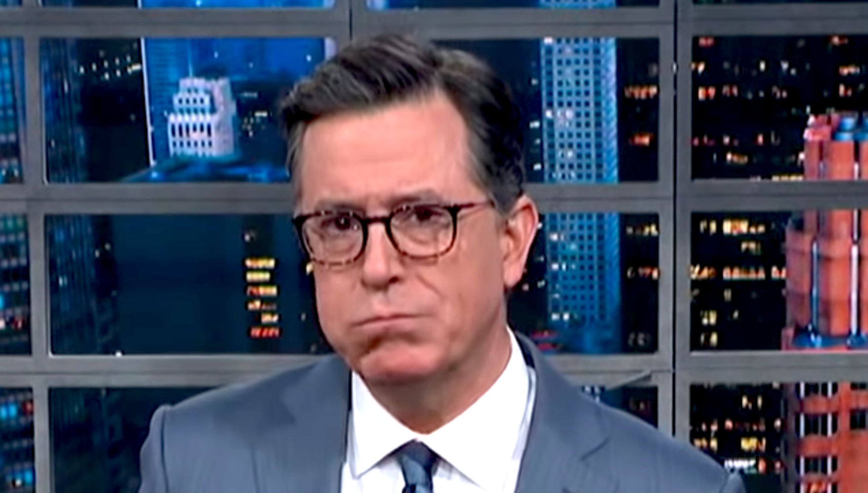 Stephen Colbert Delivers Dramatic Reading From Trump's 'Very Angry