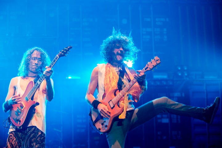 Extremoduro, en un concierto en Barcelona en 2014.
