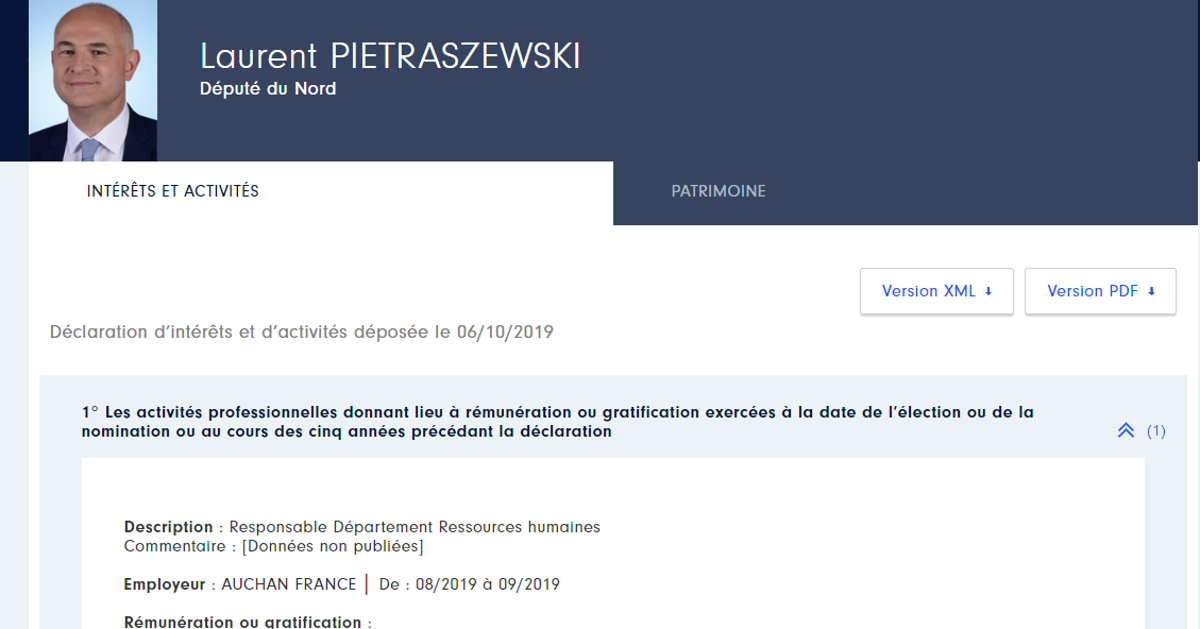 Le Passe A Auchan De Laurent Pietraszewski Passe Au Crible Le Huffpost