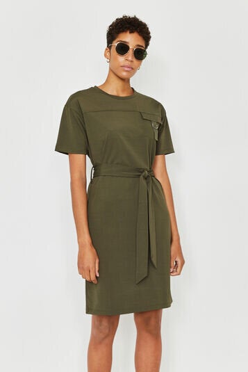 Utility T-shirt Dress, Warehouse, £22