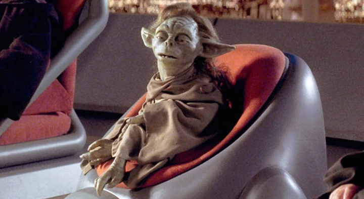 Yaddle en el Consejo Jedi.