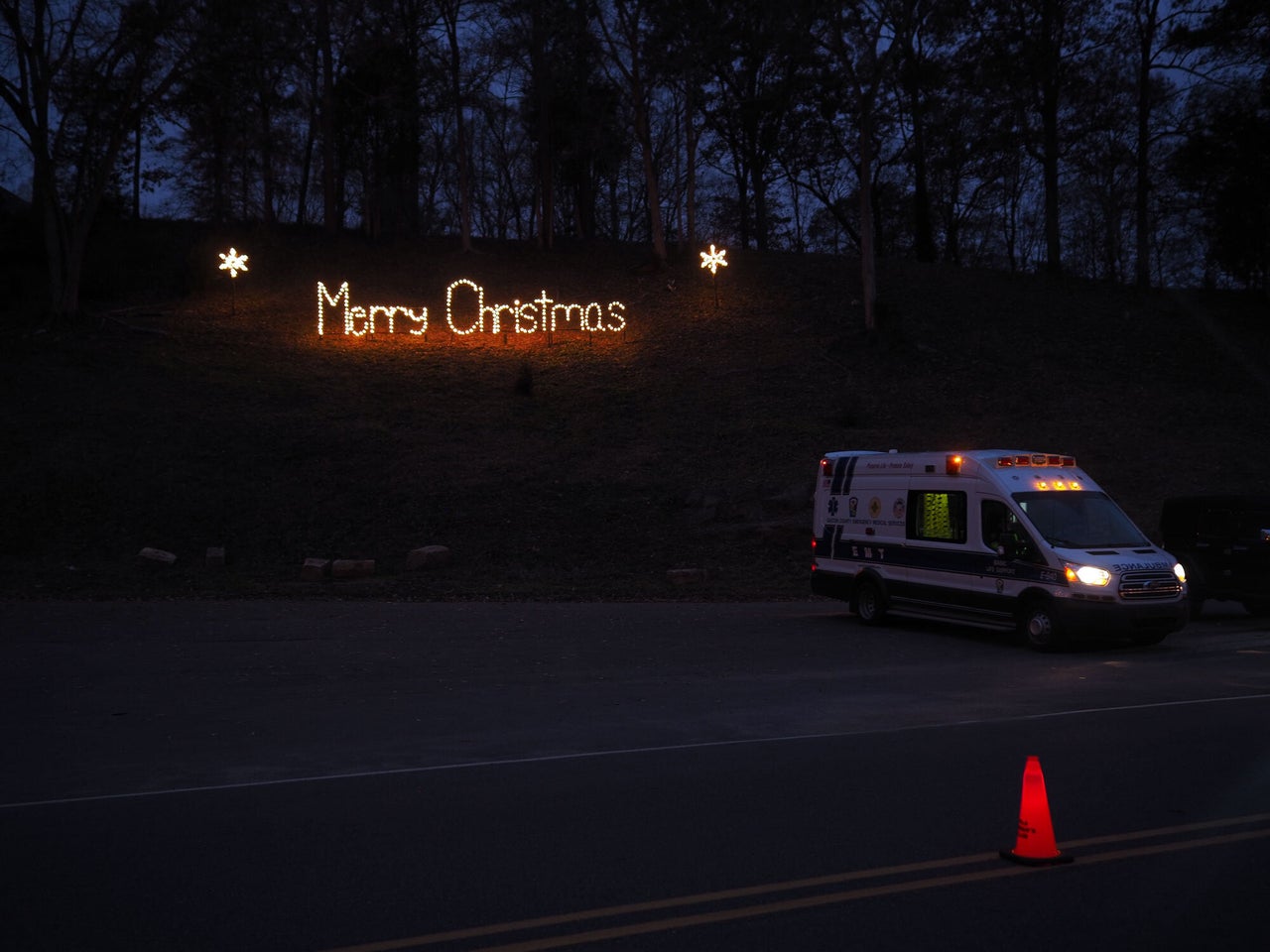 Christmas Town's original sign.