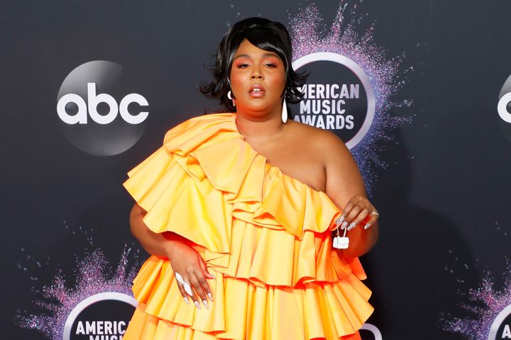 Lizzo at the&nbsp;American Music Awards in Los Angeles on Nov. 24.