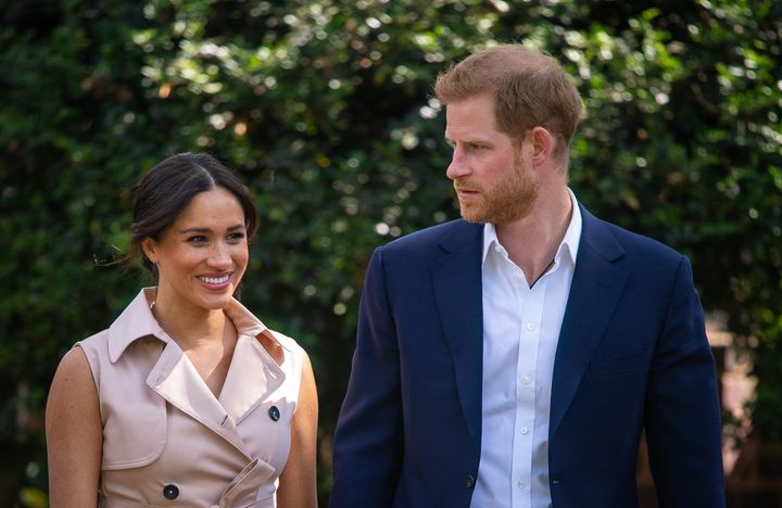 The Duke and Duchess of Sussex on their royal tour of southern Africa.