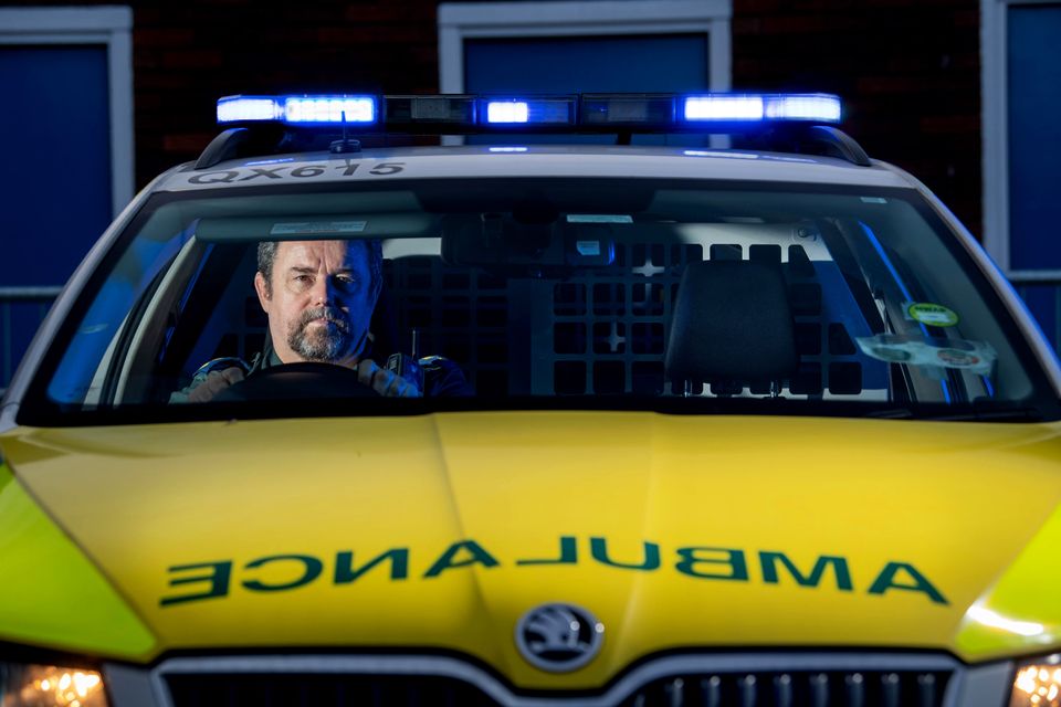 North West Ambulance Service senior paramedic Mike Quirk at Toxteth Ambulance Station in Liverpool