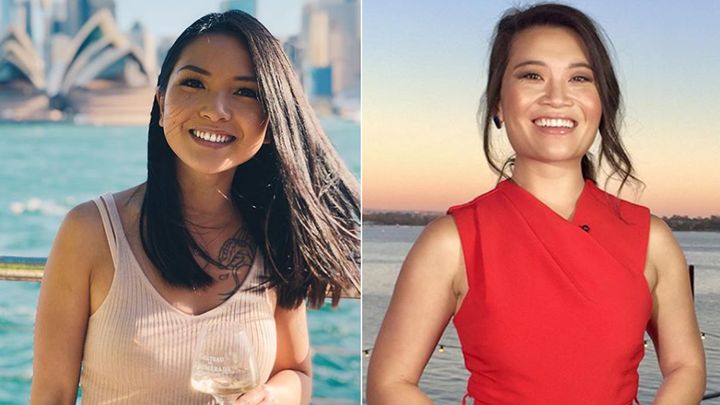 Sydney journalist and influencer Jody Phan (L) and Today's 2020 newsreader Tracy Vo (R)