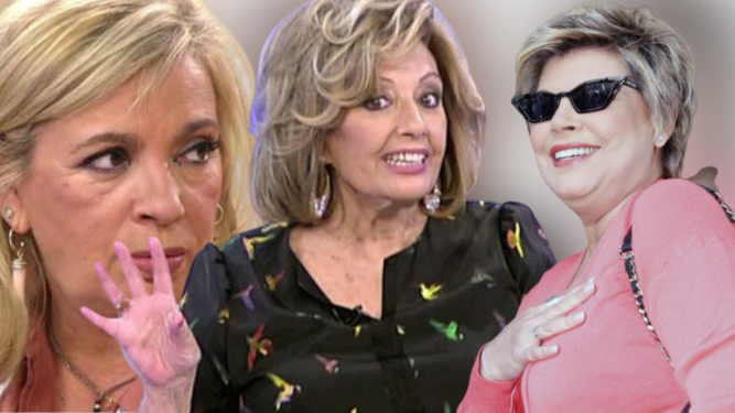 Carmen Borrego, María Teresa Campos y Terelu Campos.