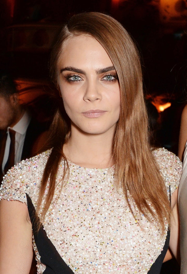 Cara Delevingne at the British Fashion Awards in London on Dec. 1, 2014.