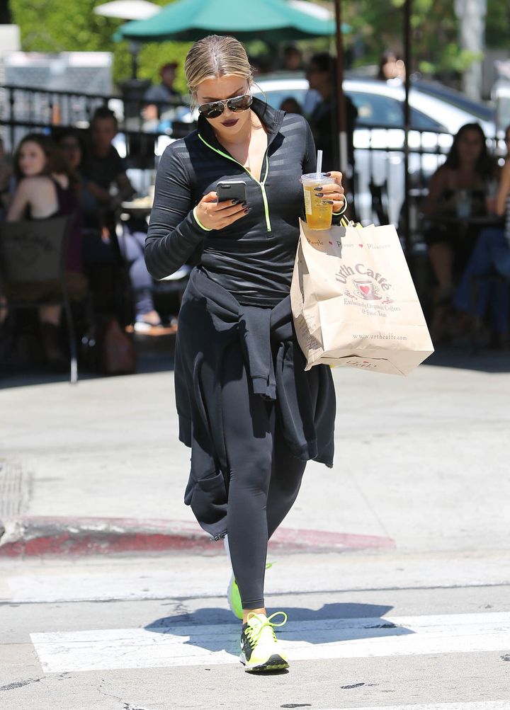 Khloe Kardashian in Los Angeles on Aug. 24, 2015.&nbsp;