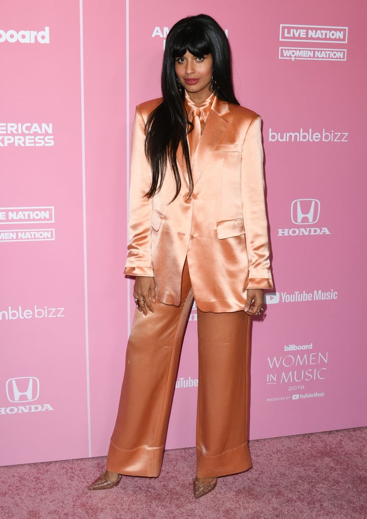 Jameela Jamil at the Women in Music Billboard event in Los Angeles on Dec. 12, 2019.&nbsp;