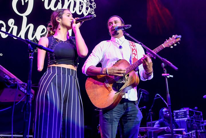Canal (left) toured extensively with Michael Franti in 2018. Earlier this year, they collaborated on "The Flower," a track on