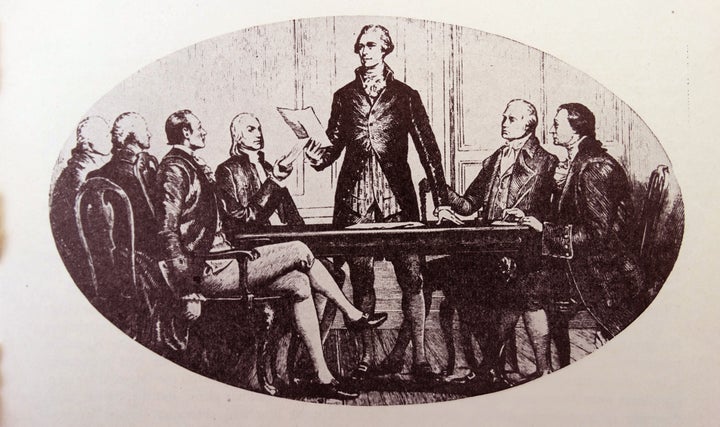 Alexander Hamilton, the first secretary of the treasury, was the favorite Founding Father to be quoted during the impeachment