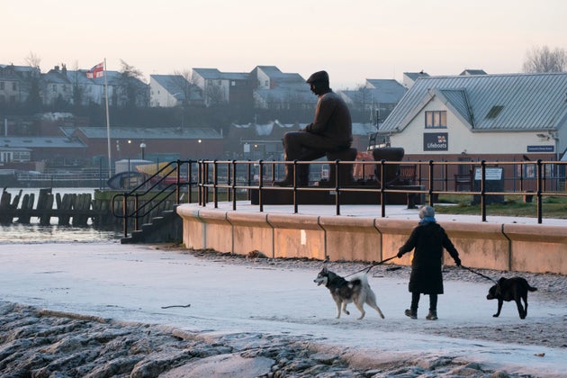 A winter's frosty morning on the Fish Quay in North Shields. (Photo by Owen Humphreys/PA Images via Getty Images)