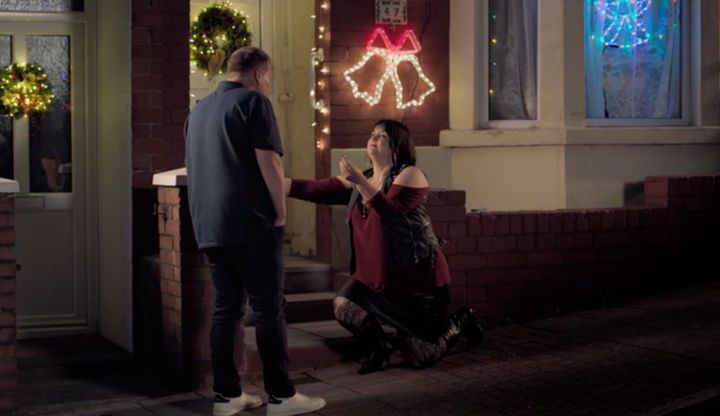 Nessa proposed to Smithy in last year's Christmas special