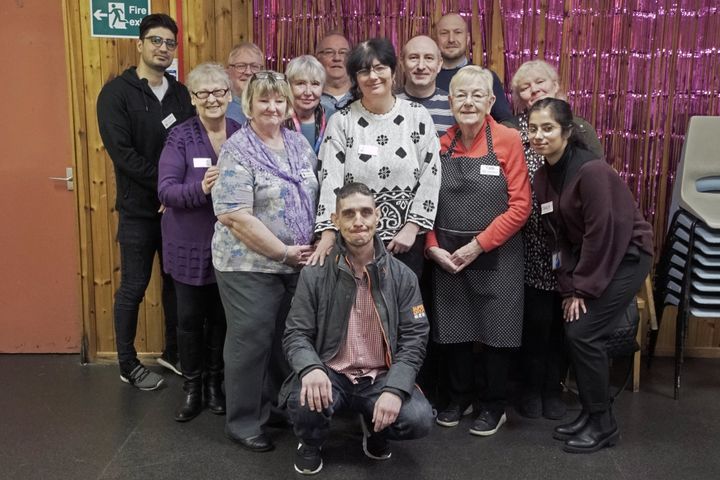 Volunteers and guests at Felling Community Centre in Gateshead.