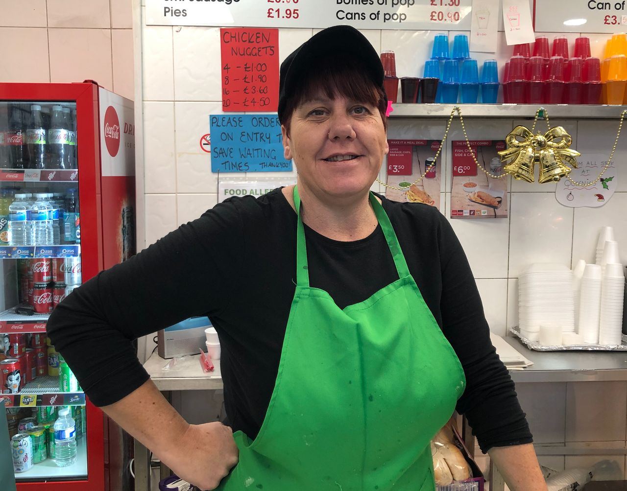 Joanne Norfolk, who works at Queenies Chippy and remembers serving the two boys who were killed