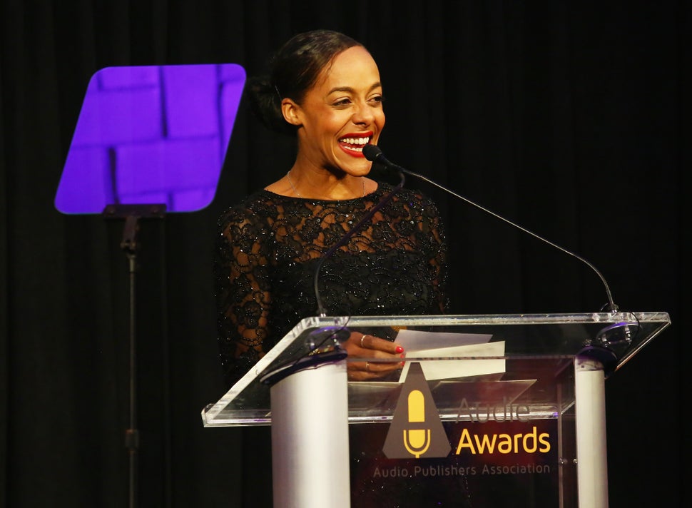 NEW YORK, NY - MARCH 04:  Lisa Lucas speaks onstage as Tan France hosts the 2019 Audie Awards at Gustavino's on March 4, 2019