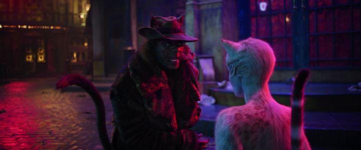 Idris Elba plays Macavity in the new film version of Cats