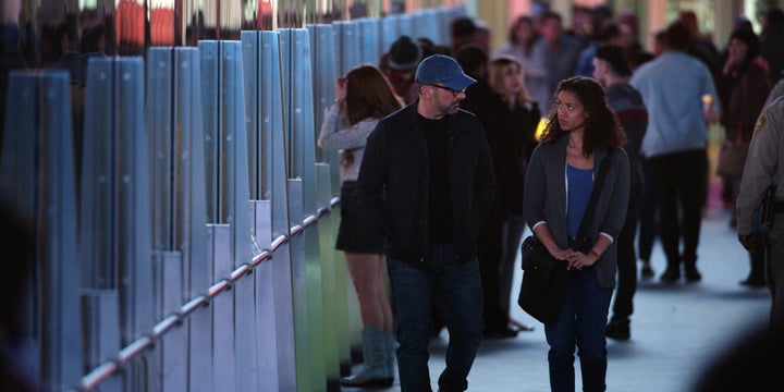 Steve Carell and Gugu Mbatha-Raw in "The Morning Show."