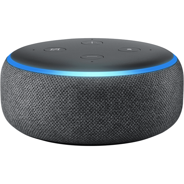 Echo Dot, Amazon, was £49.99, now £24.99 